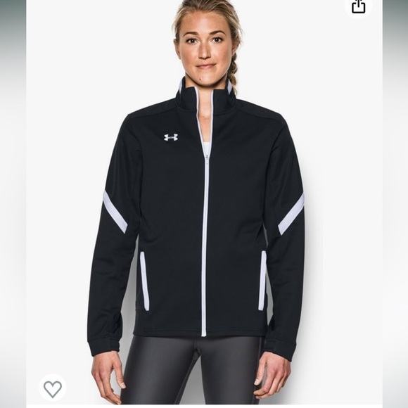 New with out tags Under Armour Women's Oualifier Knit Warm-up Jacket - Picture 2 of 7